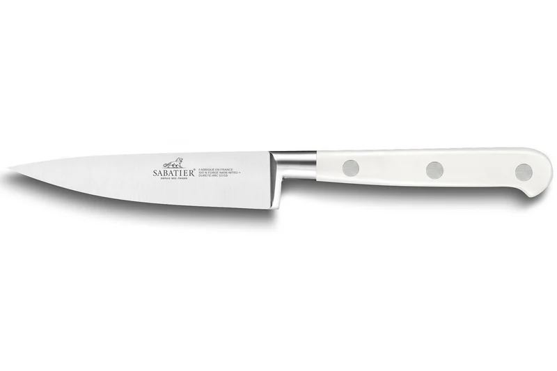 Couteau d'office Sabatier Toque blanche 100% forgé 10cm