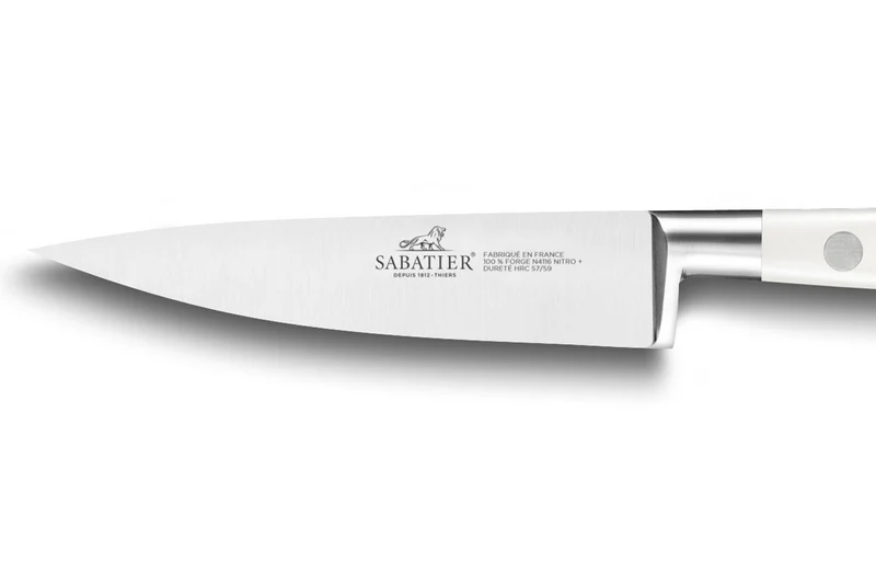 Couteau d'office Sabatier Toque blanche 100% forgé 10cm