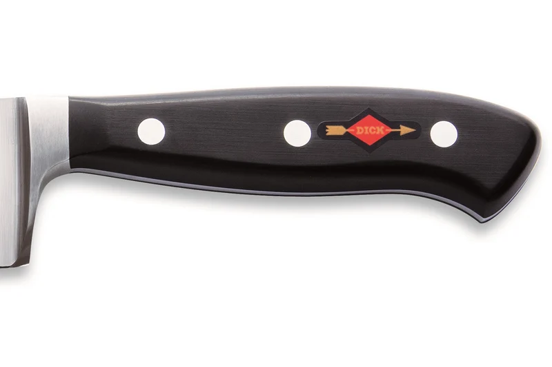 Trousse de chef 4 couteaux de cuisine DICK + 2 ustensiles acier inox