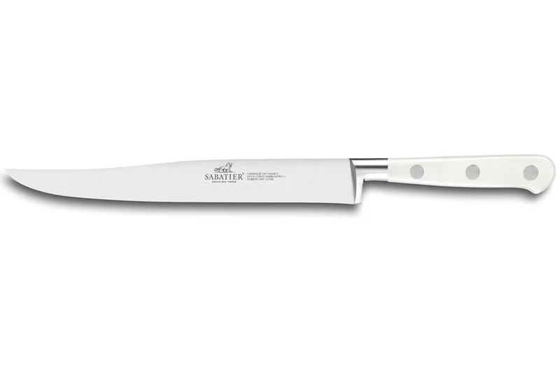 Couteau à découper Sabatier Toque blanche 100% forgé 20cm