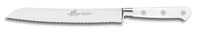 Couteau à pain Sabatier Toque blanche 100% forgé 20cm