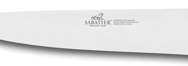 Couteau à pain Sabatier Toque blanche 100% forgé 20cm