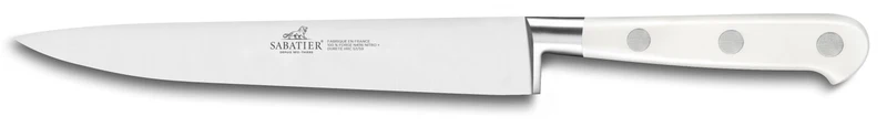 Couteau à trancher Sabatier Toque blanche 100% forgé 20cm