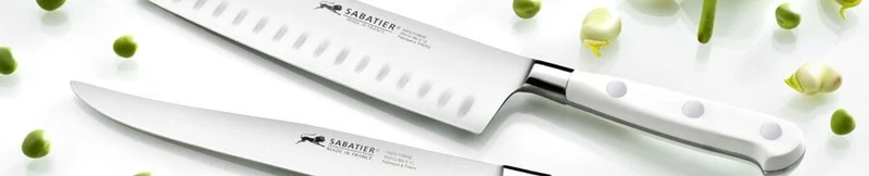 Couteau à trancher Sabatier Toque blanche 100% forgé 20cm