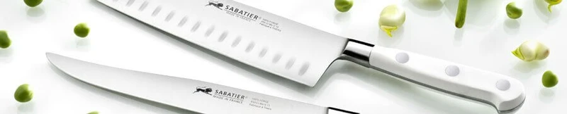 Couteau de chef Sabatier Toque blanche 100% forgé 20cm