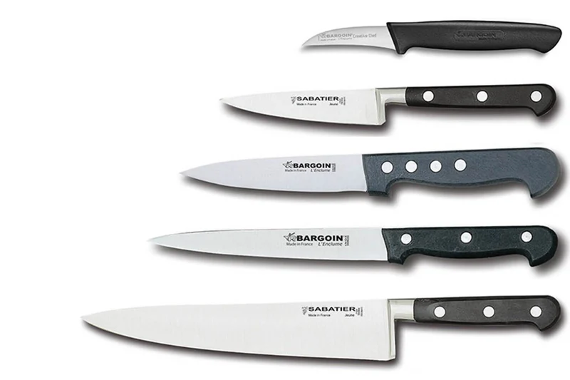 Malette de Chef Bargoin 5 couteaux de cuisine + 3 ustensiles acier inox