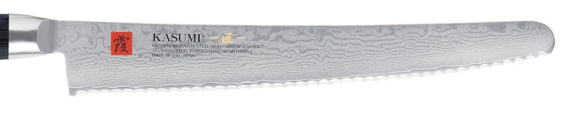 Couteau à pain japonais Kasumi Masterpiece damas haut de gamme 25cm
