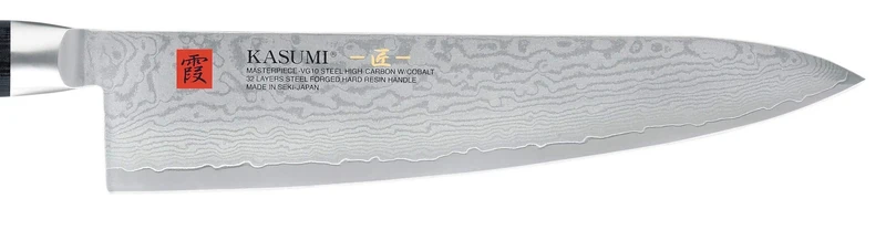 Couteau de chef japonais Kasumi Masterpiece damas haut de gamme 24cm