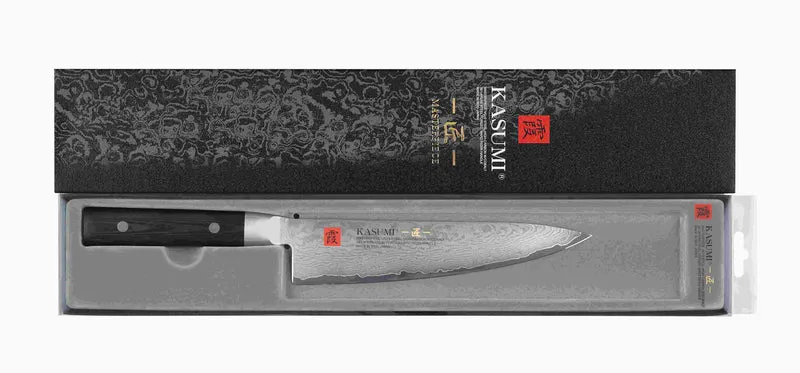 Couteau de chef japonais Kasumi Masterpiece damas haut de gamme 20cm