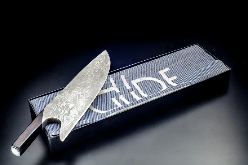 Couteau de chef Güde THE KNIFE 21cm design damas 300 couches
