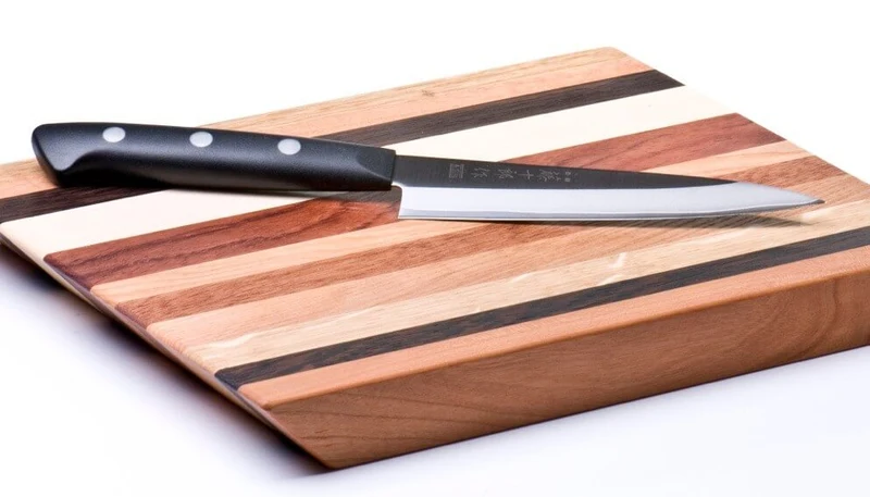 Couteau santoku japonais Tojiro DP Eco lame 17cm manche riveté