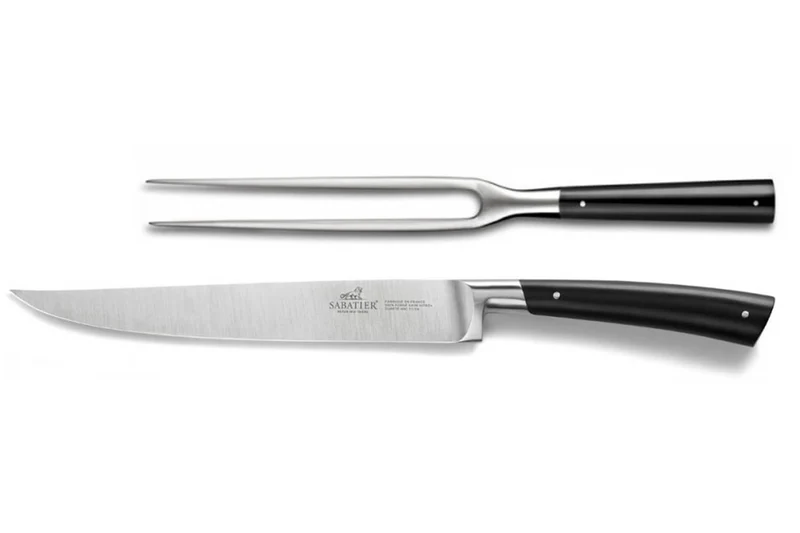 Coffret 1 couteau à découper + 1 fourchette Sabatier Edonist forgés