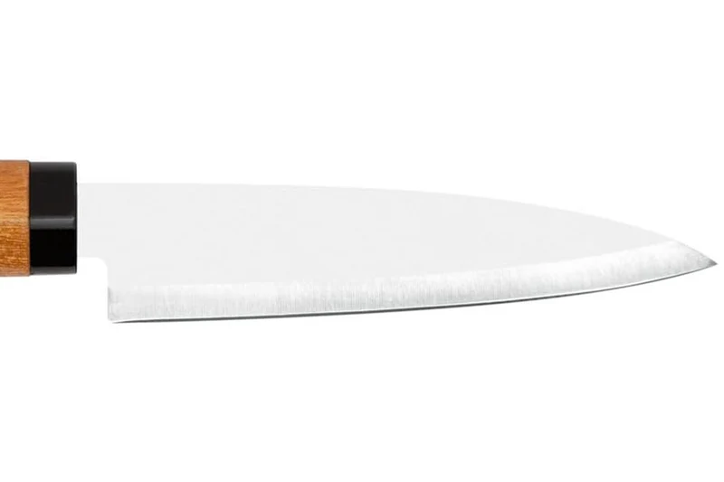 Couteau office + légumes KAI lame 9cm manche cerisier + étui protecteur