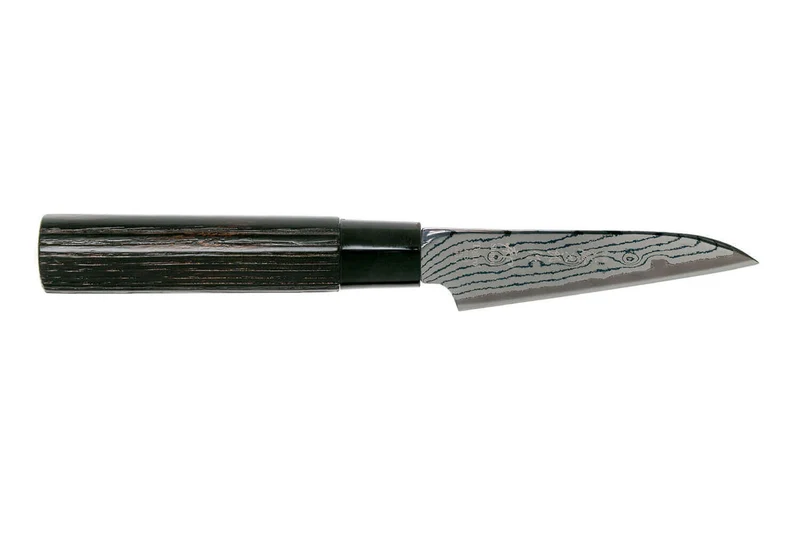 Couteau d'office Tojiro Shippu Black Damas lame 9cm