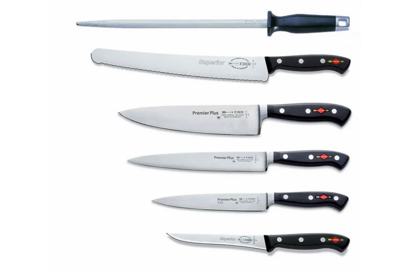 Trousse de chef simili-cuir DICK 11 pièces haut de gamme