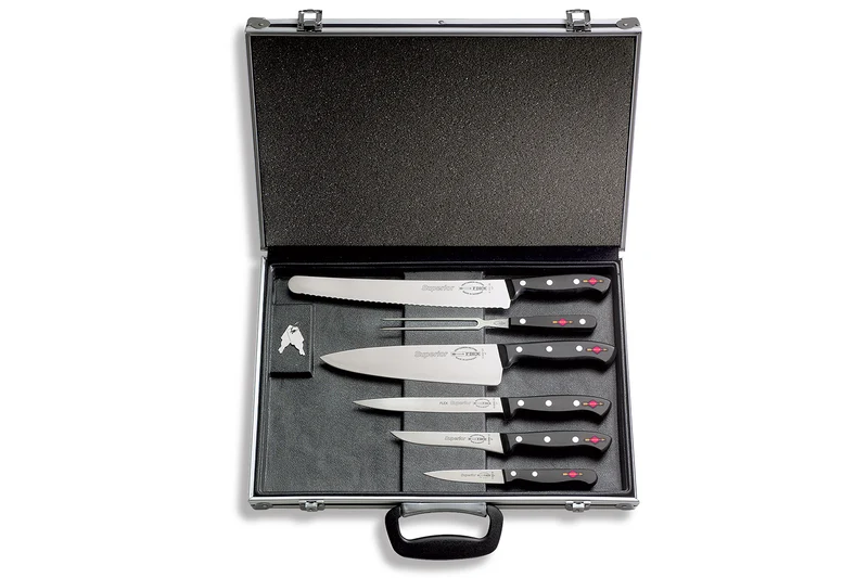 Mallette de chef magnétique DICK SUPERIOR 5 couteaux + 1 fourchette