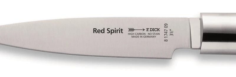 Couteau tranchelard DICK Red Spirit acier inoxydable 21cm manche rouge