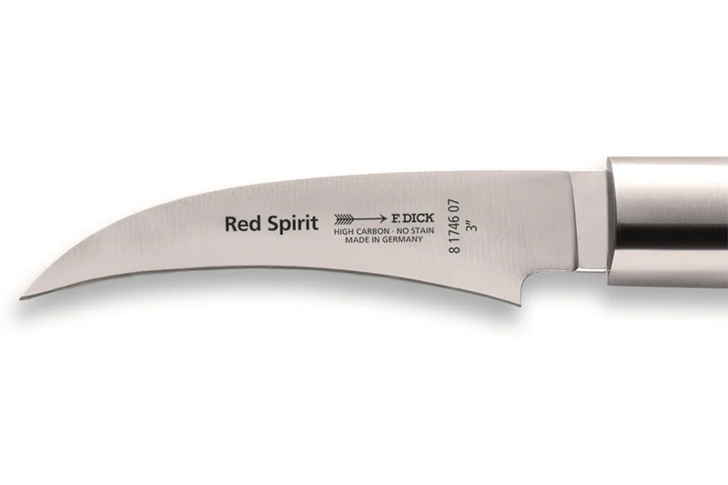 Couteau à éplucher DICK Red Spirit acier inoxydable 7cm manche rouge