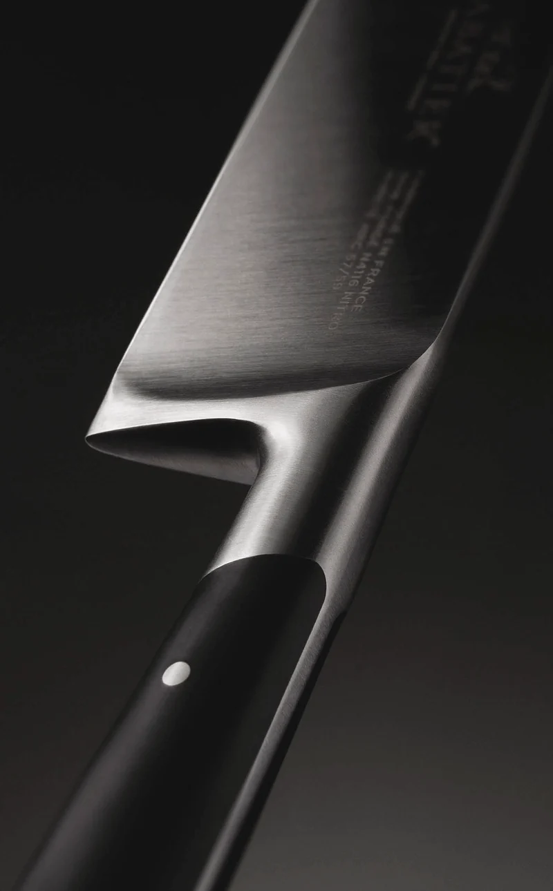 Bloc Sabatier Edonist en hêtre 5 couteaux forgés acier inox