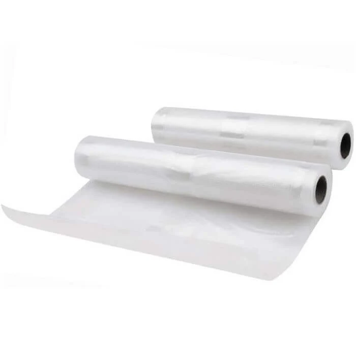 Set 2 rouleaux de sacs pour machine à emballer sous vide