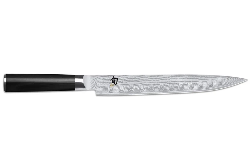 Couteau à trancher Kai Shun Classic damas lame alvéolée 23cm