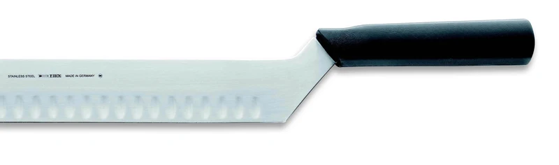 Couteau à fromage professionel 2 manches lame alvéolée 30cm DICK acier inox
