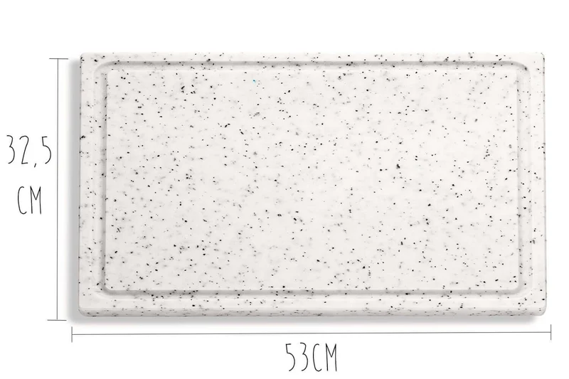 Planche de découpe DICK marbrée 53x32,5x2cm