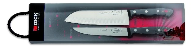 Coffret de 2 couteaux de cuisine pro DICK SUPERIOR santoku+cuisine