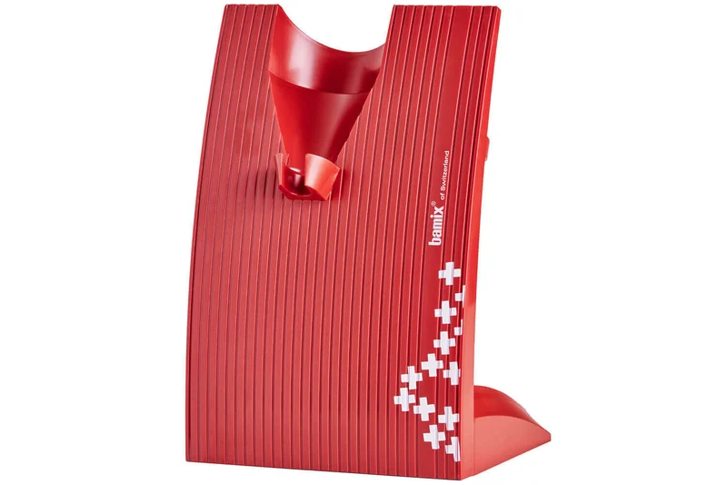 Coffret Bamix SuperBox couleur Rouge - Bamix SwissLine + SliceSy et accessoires