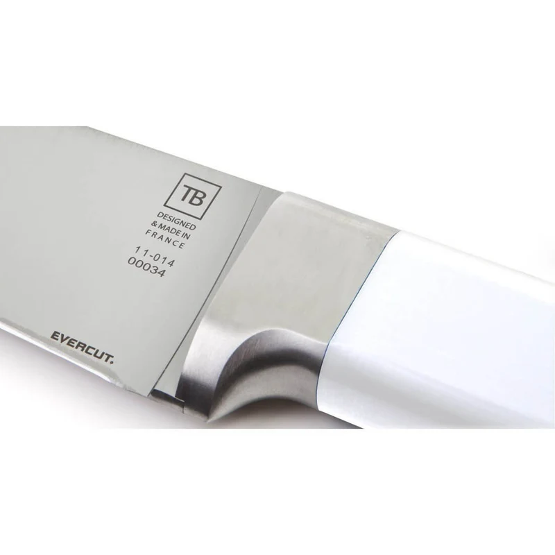 Couteau de cuisine Evercut Origine Collector 20cm manche blanc