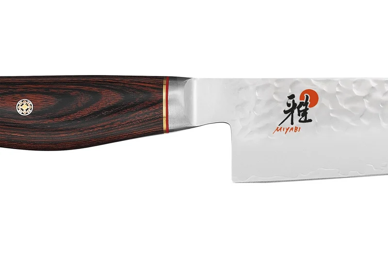 Couteau de chef japonais Miyabi 6000MCT lame martelée 16cm + manche en Pakka