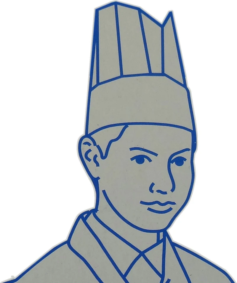Lot de 10 toques de chef en papier taille réglable 23.5cm