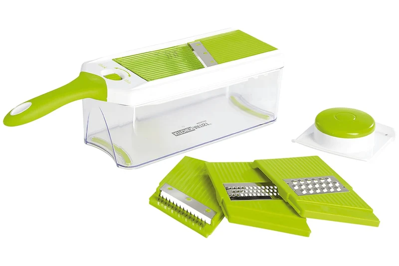 Mandoline multifonction réglable Kitchen Artist 4 lames interchangeables acier inox