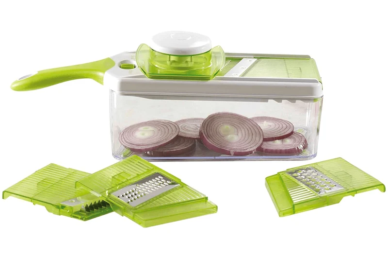 Mandoline multifonction réglable Kitchen Artist 4 lames interchangeables acier inox