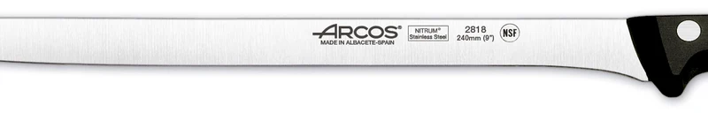 Coffret couteau à jambon + fusil Arcos UNIVERSAL lame acier inox NITRUM
