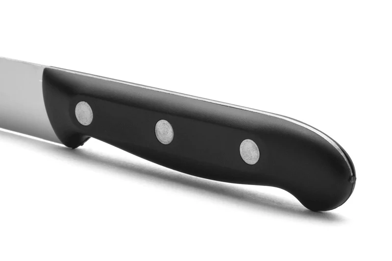 Bloc en pin 4 couteaux + 1 fusil Arcos MAITRE lames acier inox NITRUM
