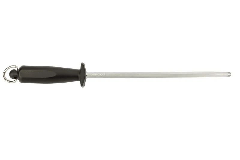 Bloc en pin 4 couteaux + 1 fusil Arcos MAITRE lames acier inox NITRUM