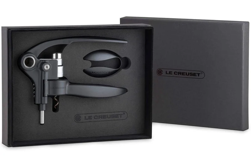 Tire bouchon à levier Le Creuset LM 250 noir avec coupe-capsule
