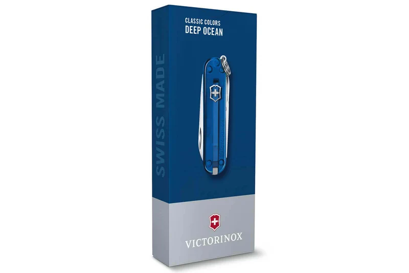 Couteau suisse Victorinox Classic SD Colors Translucide Deep Ocean 58mm 7 fonctions