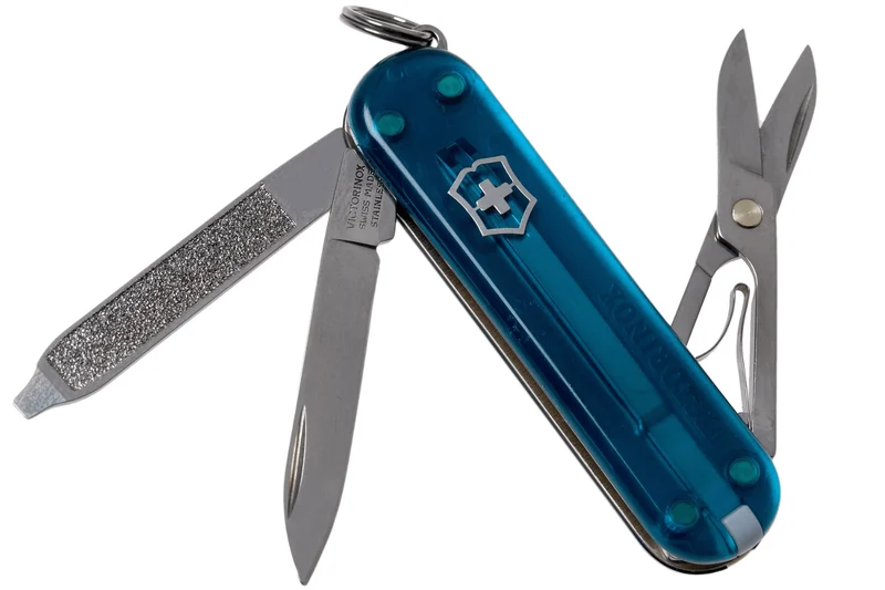 Couteau suisse Victorinox Classic SD Colors Translucide Deep Ocean 58mm 7 fonctions