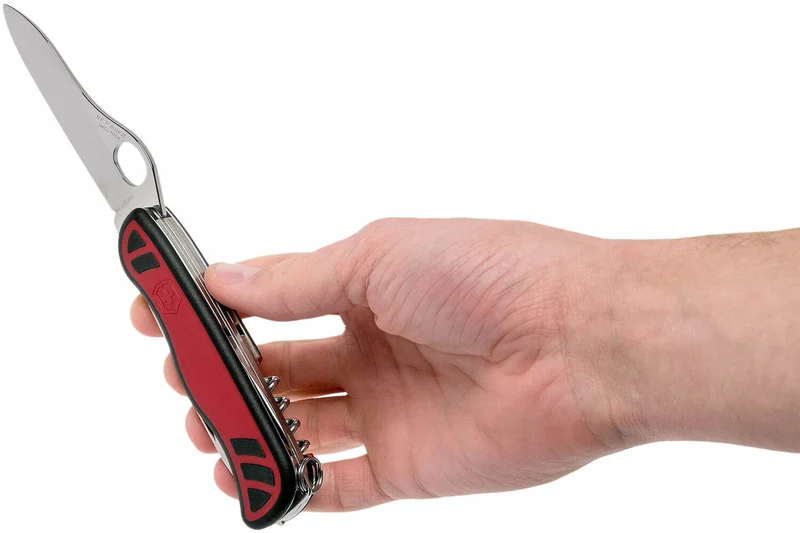 Couteau suisse Victorinox Forester M Grip rouge et noir bi-matière 111mm 10 fonctions