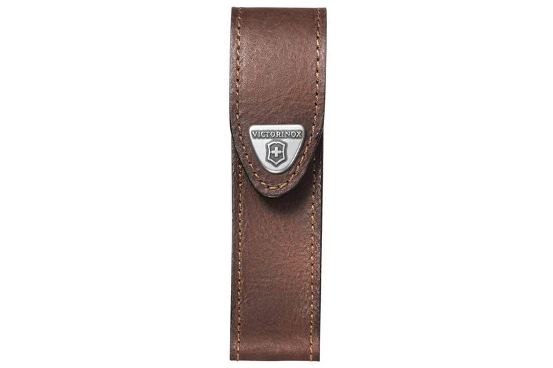 Etui cuir marron Victorinox pour couteaux suisses 11,1cm - 4 à 10 pièces